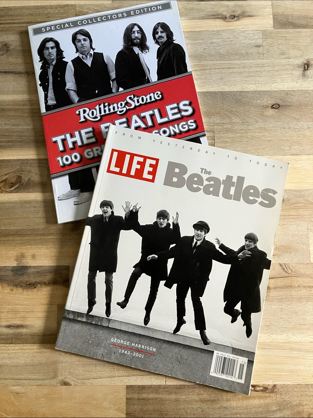 Bundle of The Beatles Magazines - Life (2001) and Rolling Stone (2010)